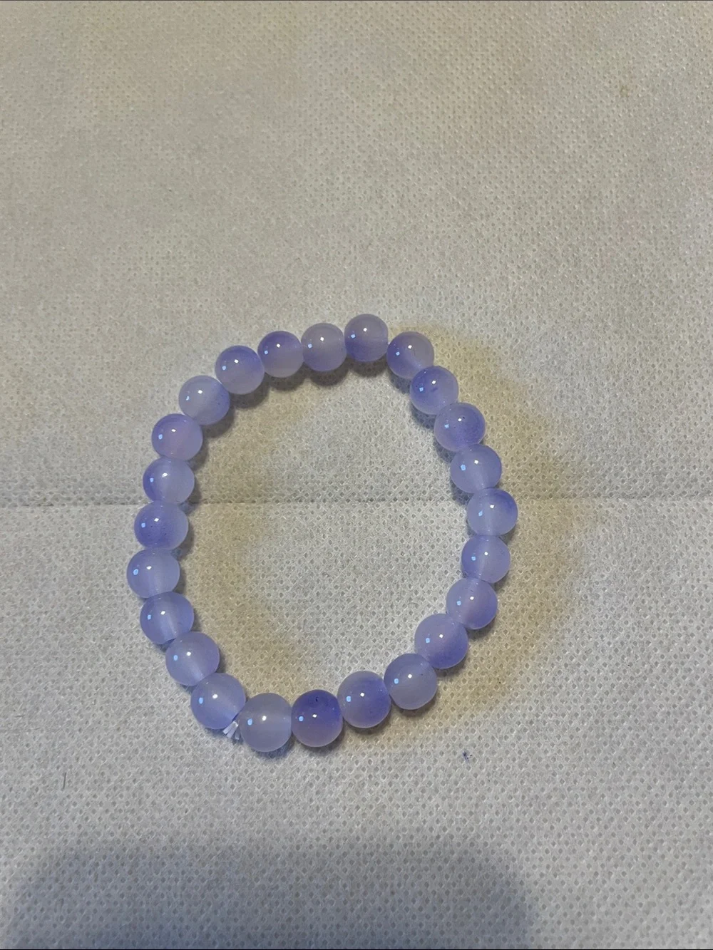 Set of 4 - Multicolor Handmade Glass Beaded Stretch Bracelet